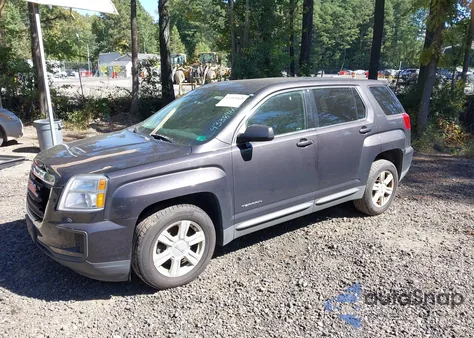 2016 GMC Terrain Sle-1 из США, поврежденный, VIN 2GKALMEK7G6188776